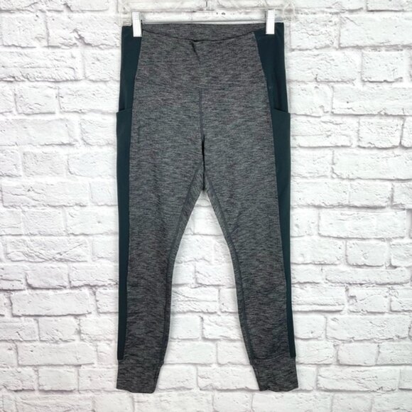 Athleta Gray High Waist Leggings with Pockets Size Small - Picture 1 of 6